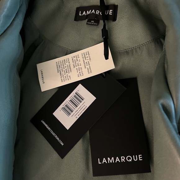 Lamarque Donna Leather Jacket Anthropologie NWT - Picture 3 of 12